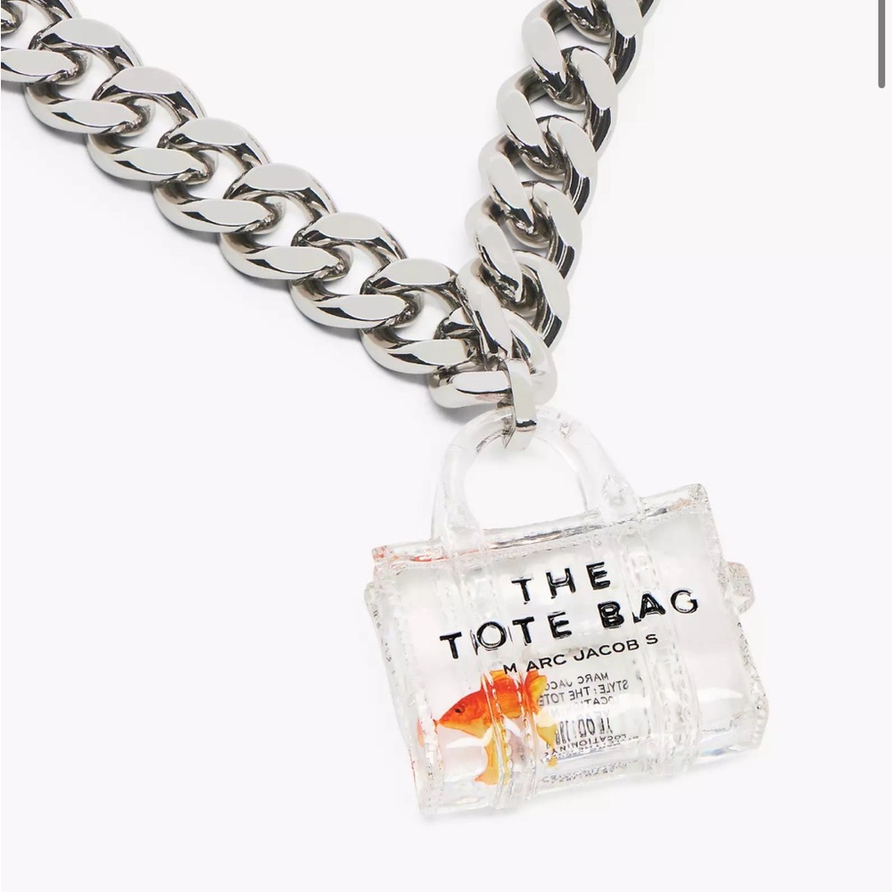 Marc Jacobs The Tote Bag Goldfish necklace